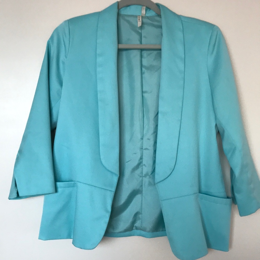 Teal Blazer